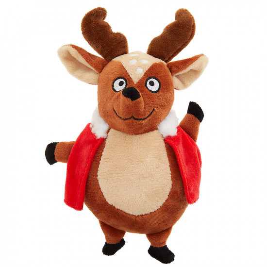 Merry & Bright™ Holiday Reindeer Dog Toy - Plush, Grunter