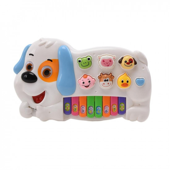 WonderPlay Puppy Musical Toy Available In Yellow/White