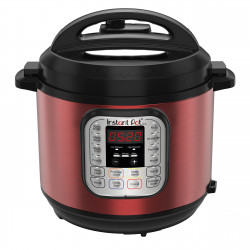 Instant Pot DUO60 Red Stainless 6-Quart 7-in-1 Multi-Use Programmable Pressure Cooker, Slow Cooker, Rice Cooker, Sauté, Steamer, Yogurt Maker, and Warmer