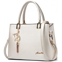 Purses and Handbags for Women PU Leather Top Handle Satchel Ladies Shoulder Tote Bags