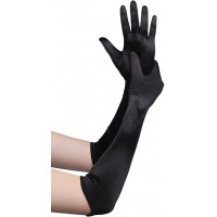 BABEYOND Long Opera Party 20s Satin Gloves Stretchy Adult Size Elbow Length