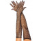 Leg Avenue Women's Rhinestone Fishnet Long Gloves