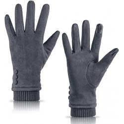 Womens Gloves Winter Touch Screen Texting Phone Windproof Gloves for Women Fleece Lined Thick Warm Gloves